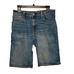 Levis 569 Mens Denim Jean Shorts Size 30 Loose Fit